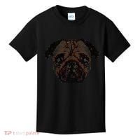 Pixelated Pug Dog Kids T-Shirt thumb 0
