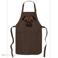 Pixelated Pug Dog Apron thumb 0