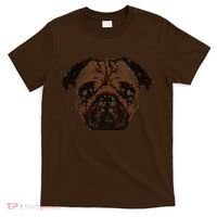 Pixelated Pug Dog T-Shirt thumb 0
