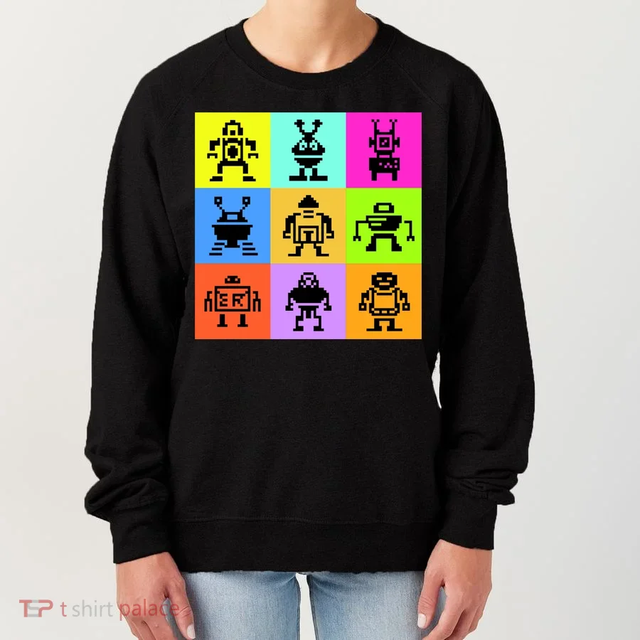 Pixelated Robot Collection Women's Sweatshirt