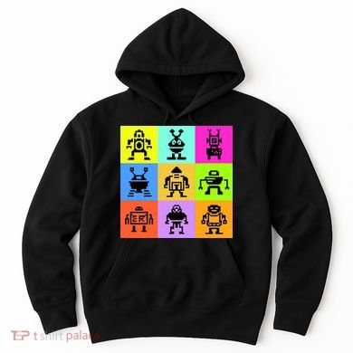 Pixelated Robot Collection Hoodie