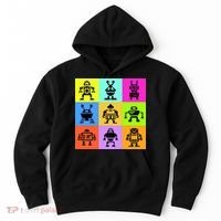 Pixelated Robot Collection Hoodie thumb 0