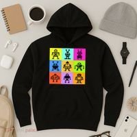 Pixelated Robot Collection Hoodie thumb 3