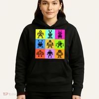 Pixelated Robot Collection Hoodie thumb 5