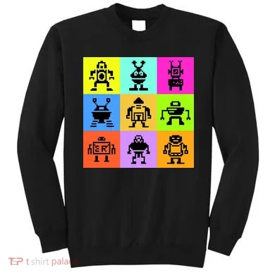 Pixelated Robot Collection Sweatshirt