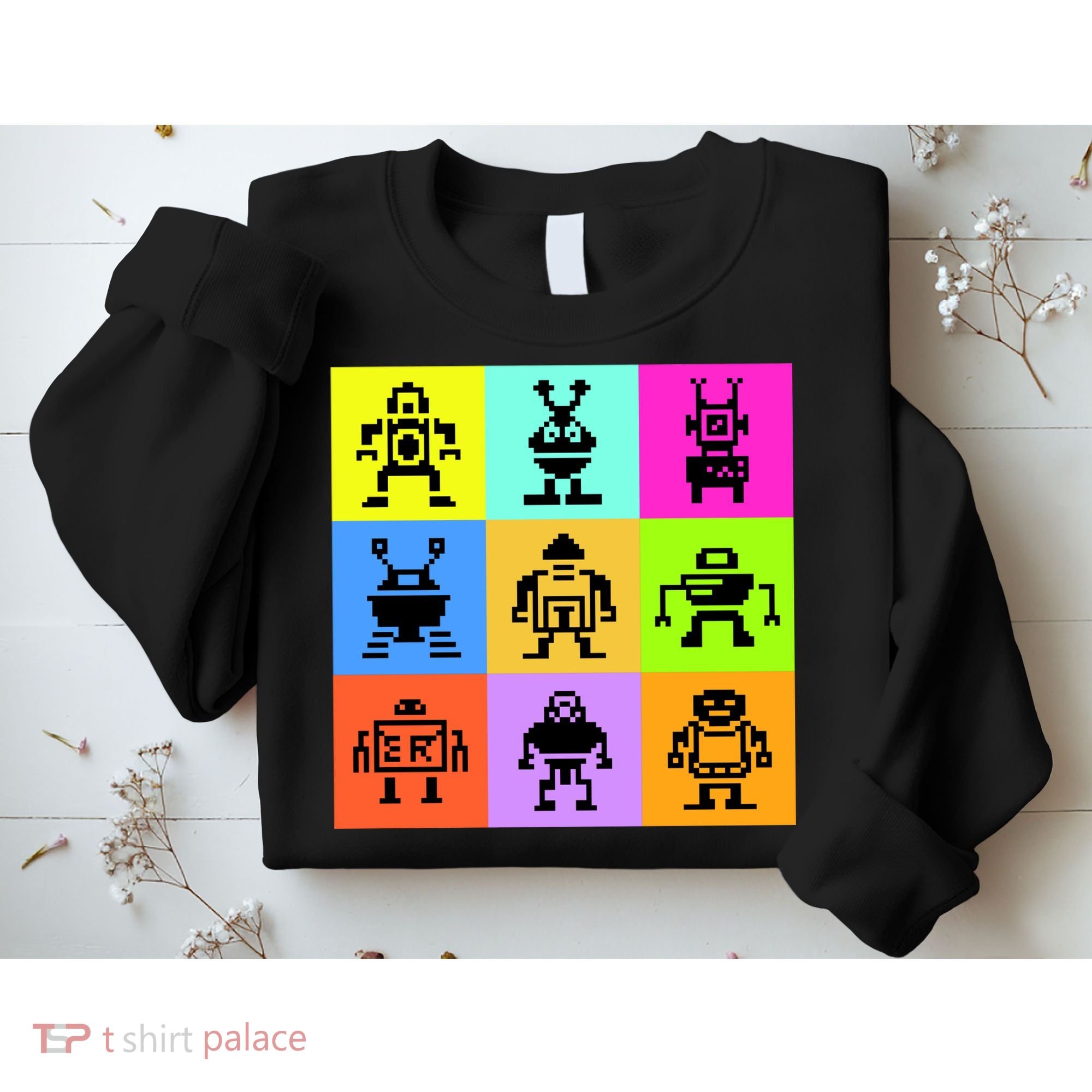 Pixelated Robot Collection Sweatshirt