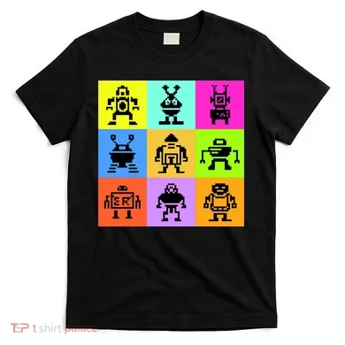 Pixelated Robot Collection T-Shirt
