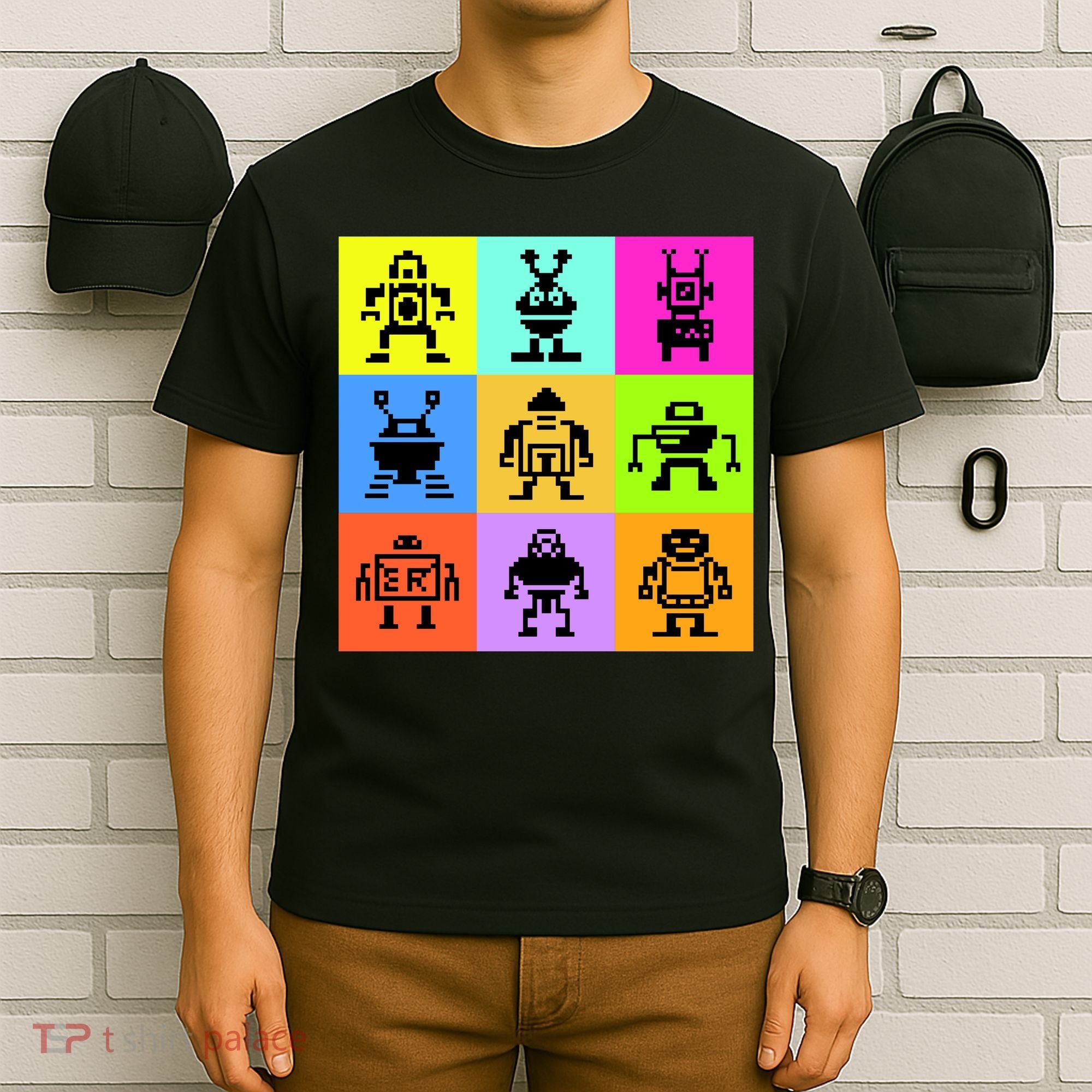 Pixelated Robot Collection T-Shirt