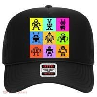 Pixelated Robot Collection Hat thumb 0