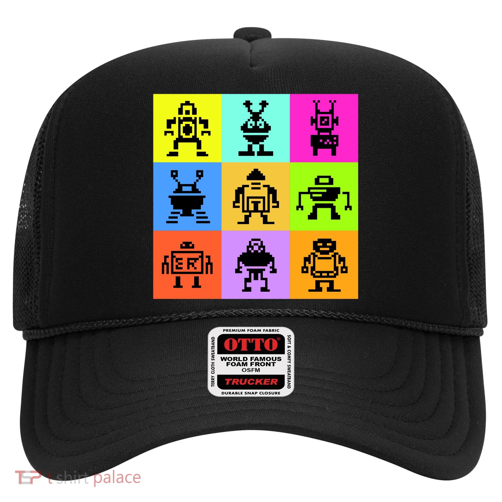 Pixelated Robot Collection Hat