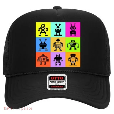Pixelated Robot Collection Hat