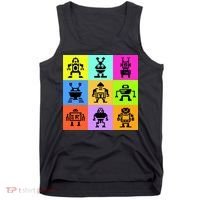 Pixelated Robot Collection Tank Top thumb 0