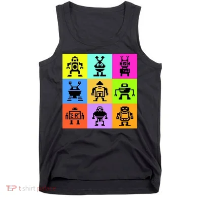 Pixelated Robot Collection Tank Top