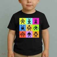 Pixelated Robot Collection Toddler T-Shirt thumb 2