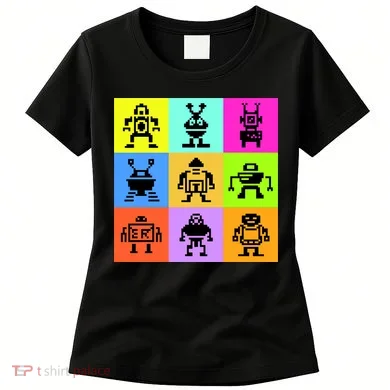Pixelated Robot Collection Women's T-Shirt