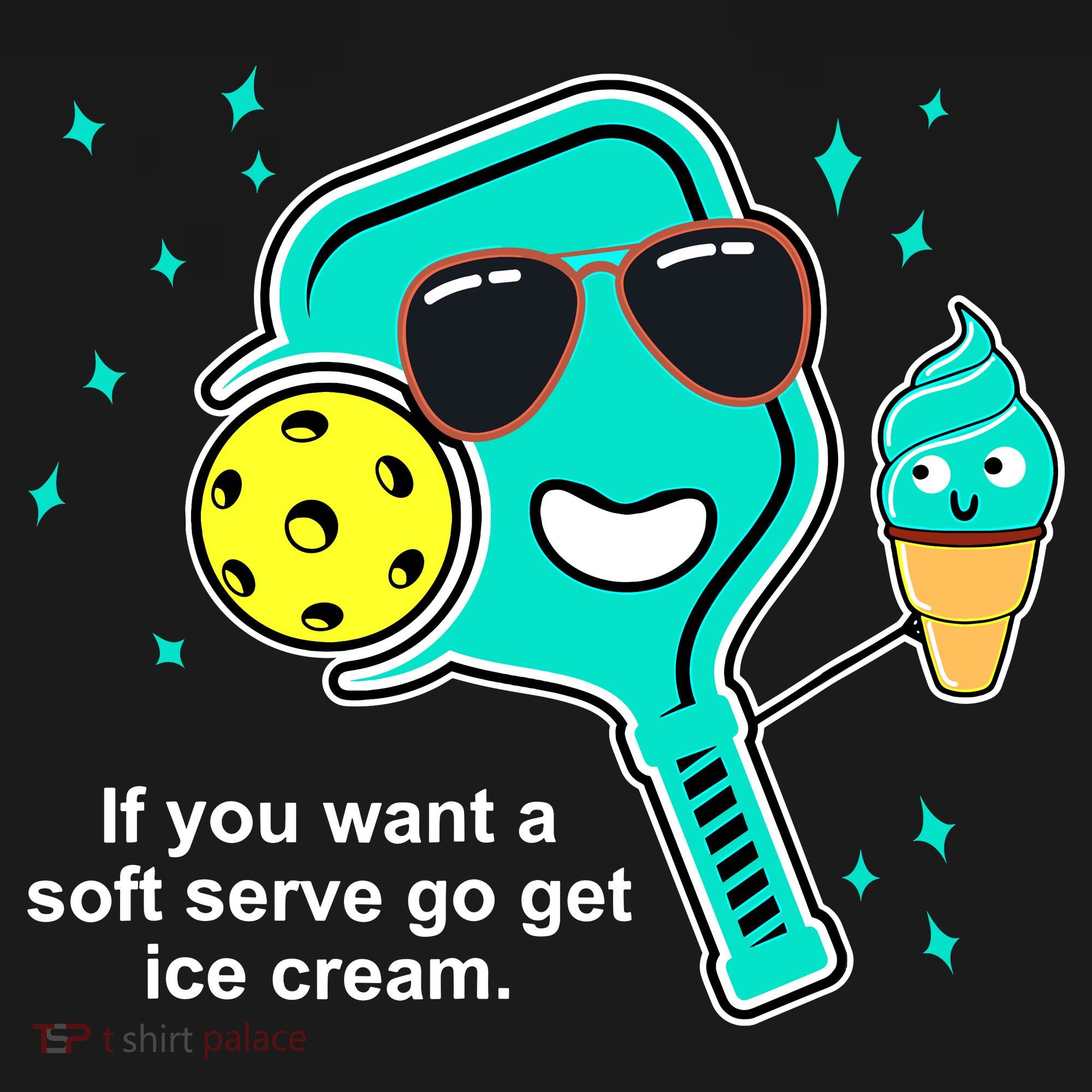 Pickleball If You Want A Soft Serve Go Get Ice Cream Funny Baby Bodysuit