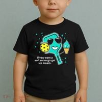 Pickleball If You Want A Soft Serve Go Get Ice Cream Funny Toddler T-Shirt thumb 2