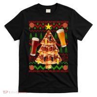 Pizza and Beer Ugly Christmas Sweater T-Shirt thumb 0
