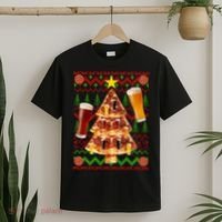 Pizza and Beer Ugly Christmas Sweater T-Shirt thumb 2