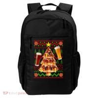 Pizza and Beer Ugly Christmas Sweater Backpack thumb 0