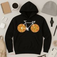 Pizza Bicycle  Hoodie thumb 3