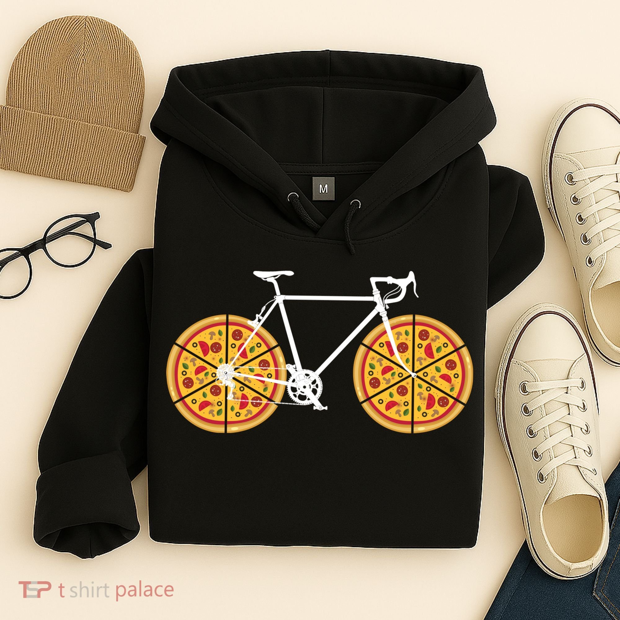 Pizza Bicycle  Hoodie