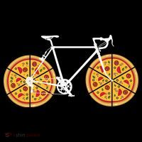 Pizza Bicycle  T-Shirt thumb 7