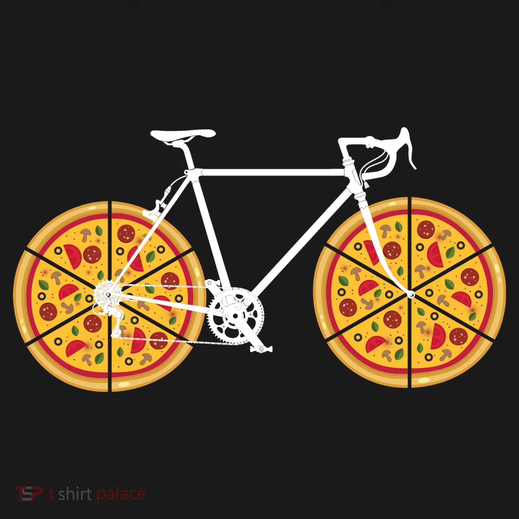 Pizza Bicycle  Button