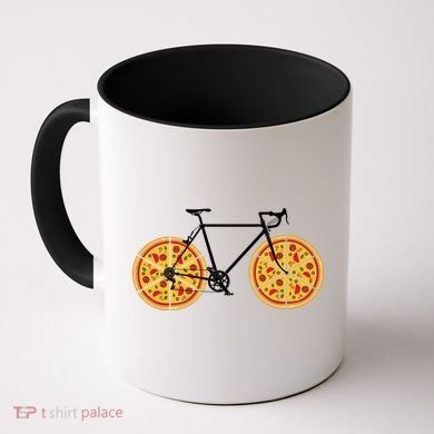 Pizza Bicycle  Coffee Mug