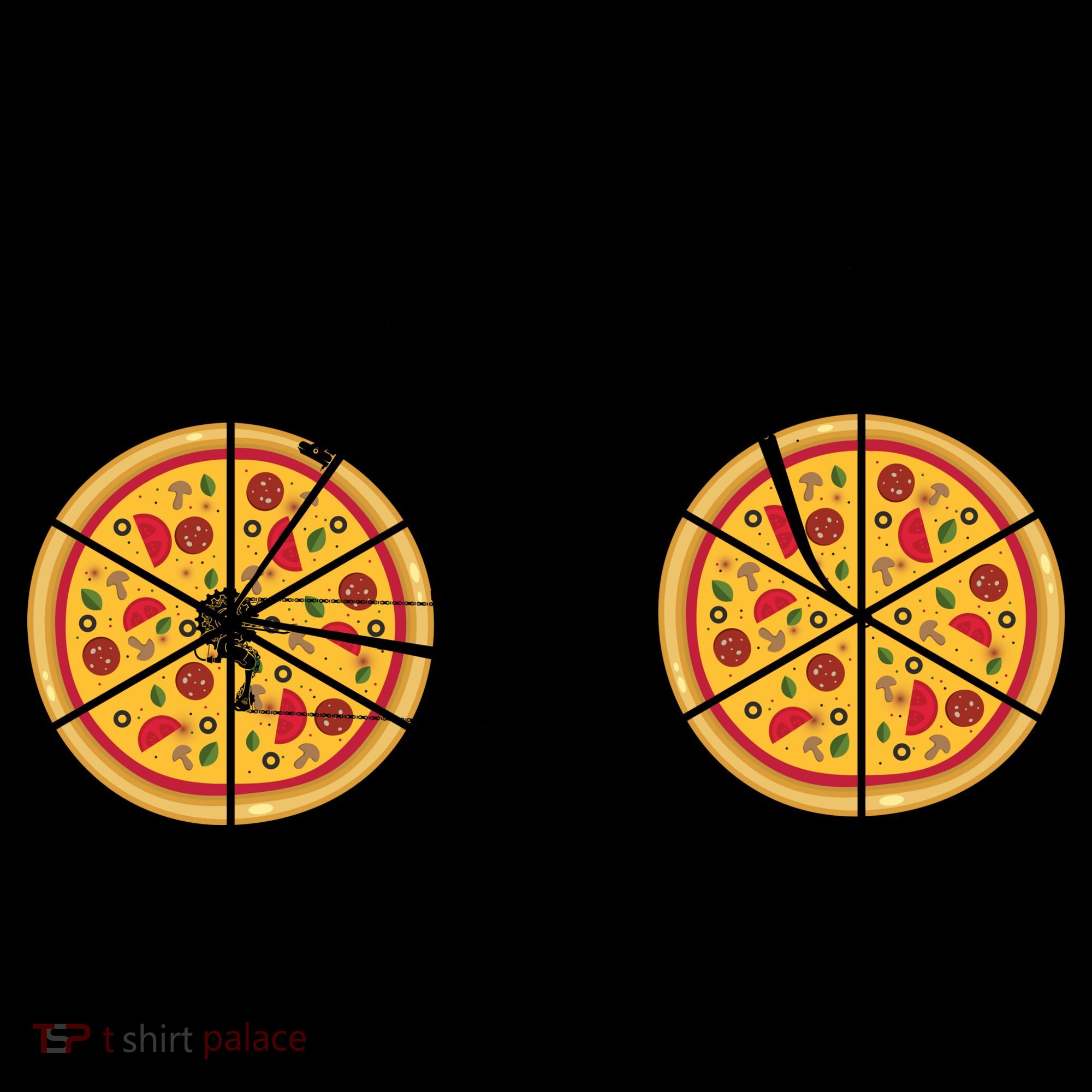 Pizza Bicycle  Coffee Mug