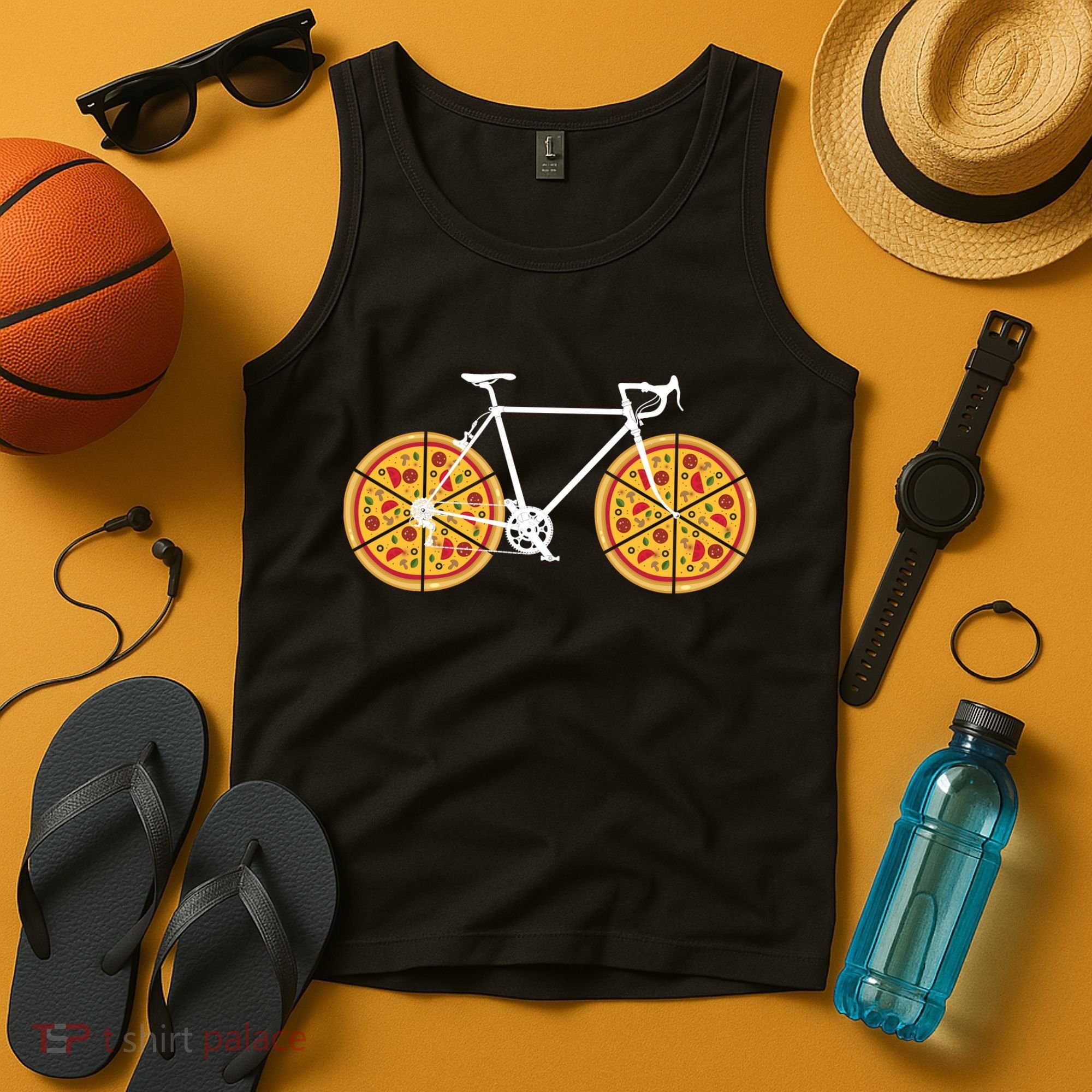 Pizza Bicycle  Tank Top