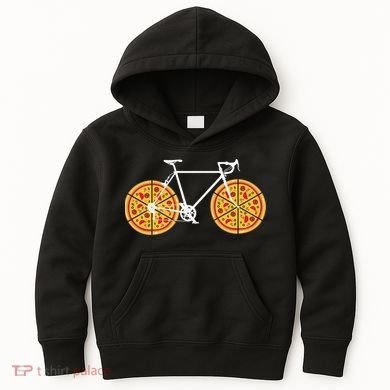 Pizza Bicycle  Kids Hoodie