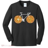 Pizza Bicycle  Kids Long Sleeve Shirt thumb 0