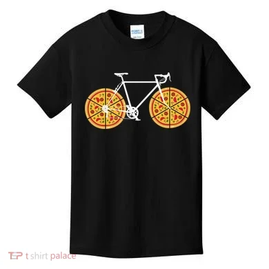 Pizza Bicycle  Kids T-Shirt