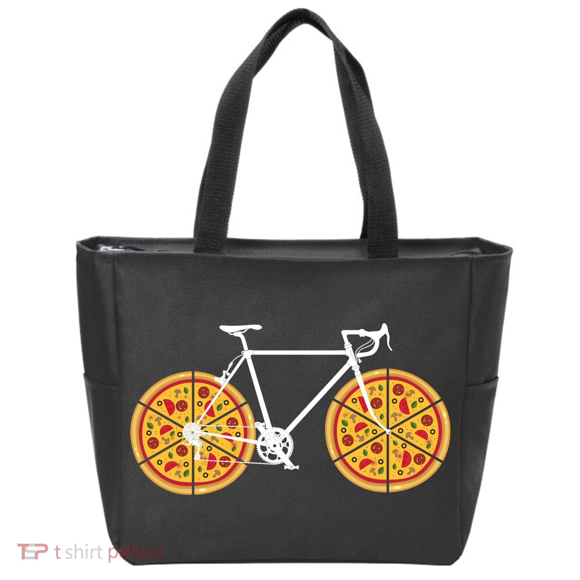 Pizza Bicycle  Tote Bag