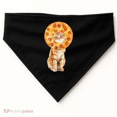 Pizza Cat USA-Made Doggie Bandana