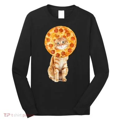 Pizza Cat Long Sleeve Shirt