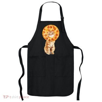 Pizza Cat Apron