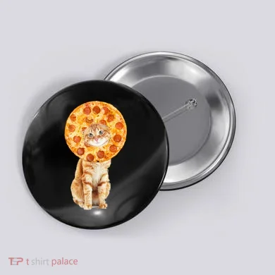 Pizza Cat Button