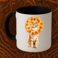 Pizza Cat Coffee Mug thumb 2