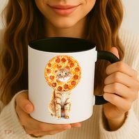 Pizza Cat Coffee Mug thumb 3