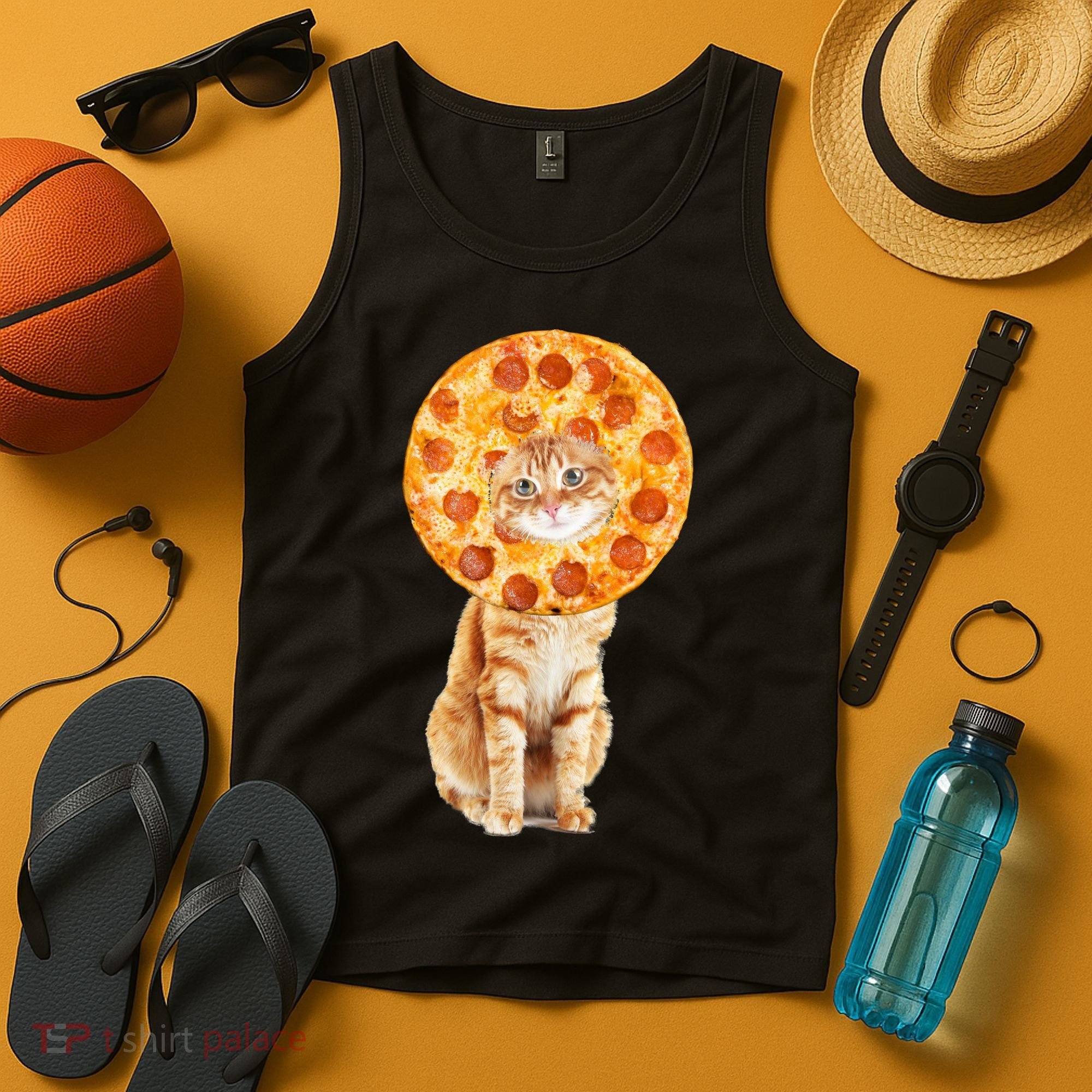 Pizza Cat Tank Top