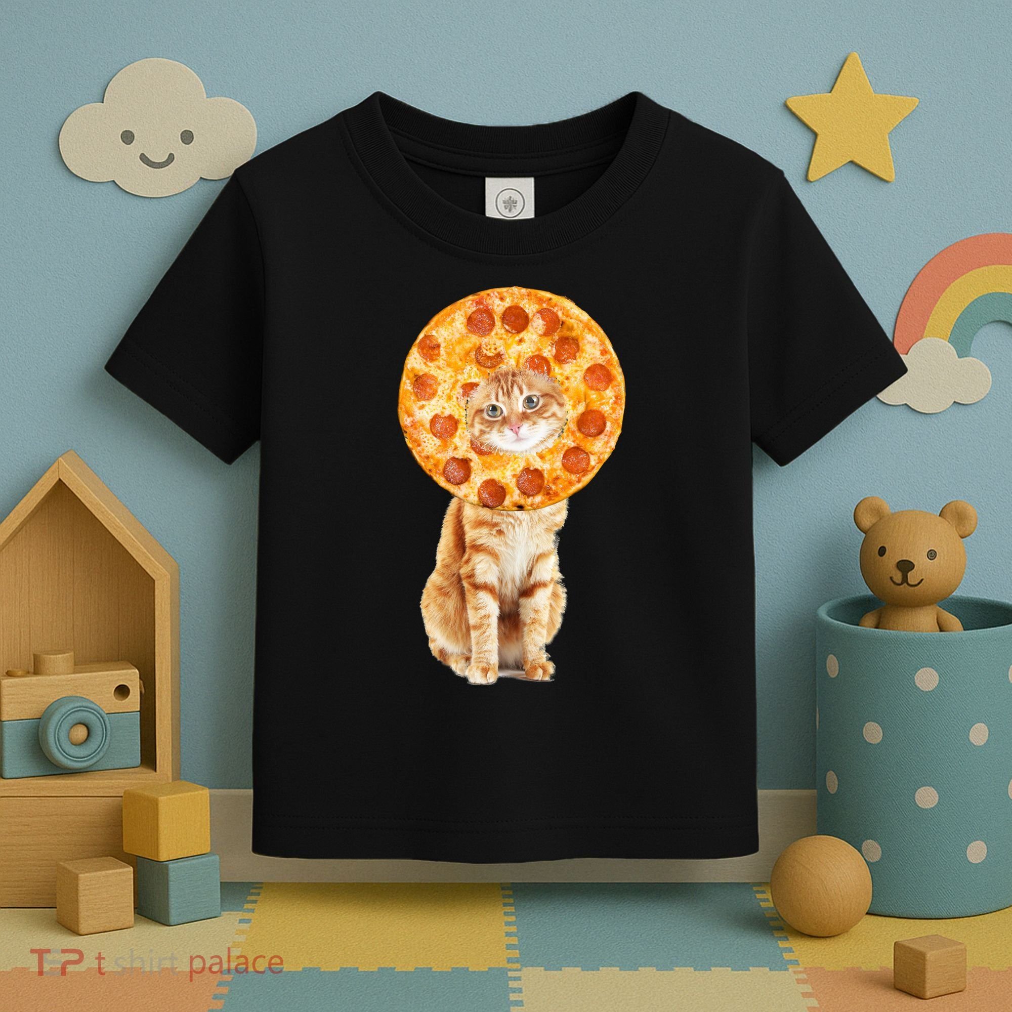 Pizza Cat Toddler T-Shirt