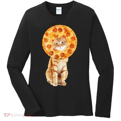 Pizza Cat Women's Long Sleeve Shirt