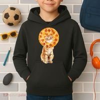 Pizza Cat Kids Hoodie thumb 2