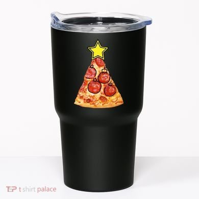Pizza Christmas Tree Star Tumbler