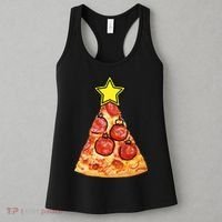 Pizza Christmas Tree Star Women's Tank Top thumb 3