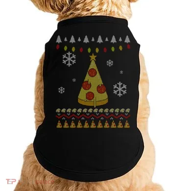 Pizza Christmas Tree Ugly Doggie Tank