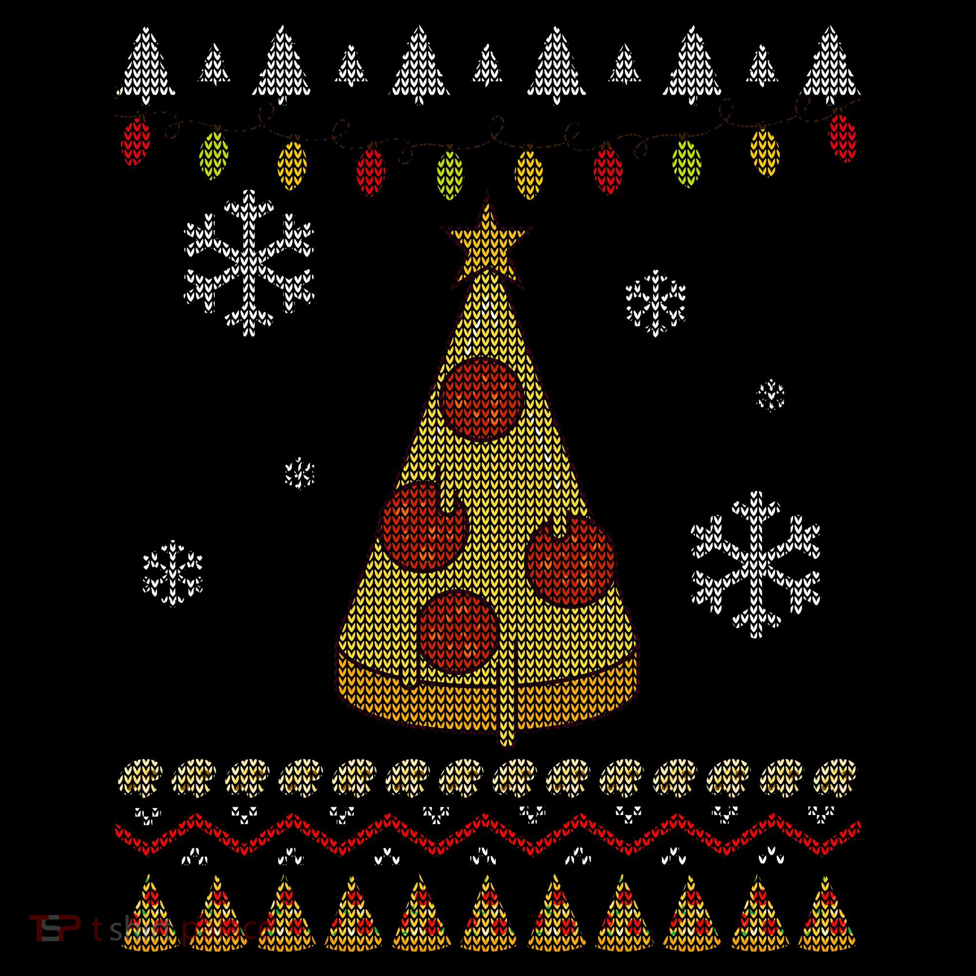 Pizza Christmas Tree Ugly Bucket Hat