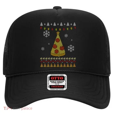 Pizza Christmas Tree Ugly Hat